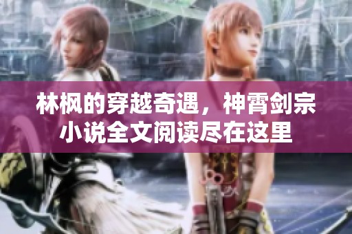 林枫的穿越奇遇，神霄剑宗小说全文阅读尽在这里