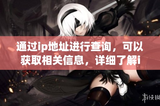 通过ip地址进行查询，可以获取相关信息，详细了解ip地址查询内容。