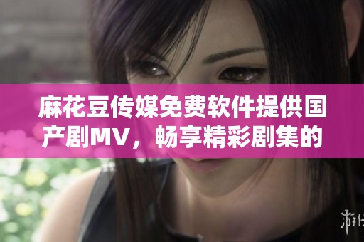 麻花豆传媒免费软件提供国产剧MV，畅享精彩剧集的无限乐趣