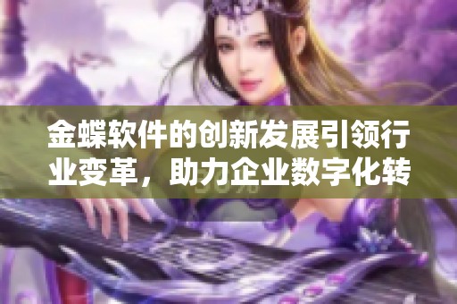 金蝶软件的创新发展引领行业变革，助力企业数字化转型与管理提升