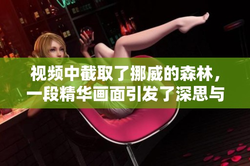 视频中截取了挪威的森林，一段精华画面引发了深思与共鸣。