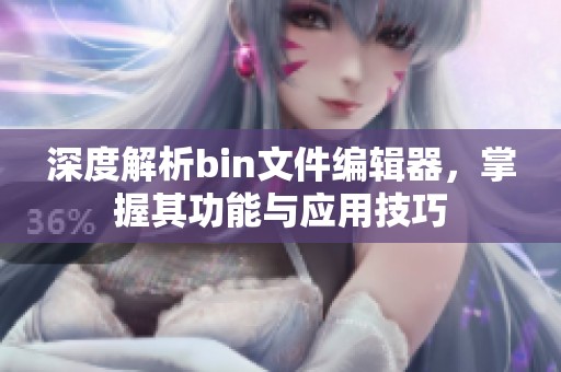 深度解析bin文件编辑器，掌握其功能与应用技巧