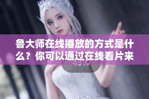 鲁大师在线播放的方式是什么？你可以通过在线看片来了解更多内容。