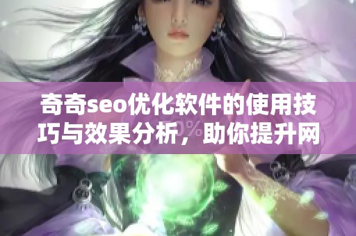 奇奇seo优化软件的使用技巧与效果分析，助你提升网站排名和流量