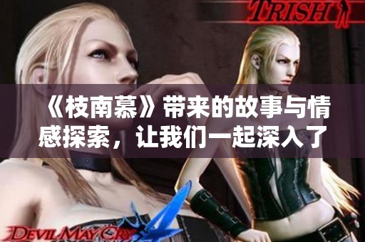 《枝南慕》带来的故事与情感探索，让我们一起深入了解这段传奇人生