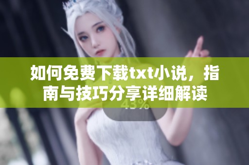 如何免费下载txt小说，指南与技巧分享详细解读
