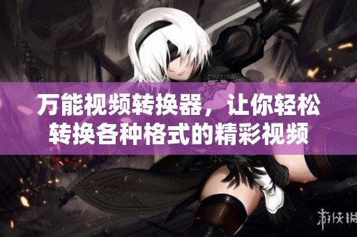 万能视频转换器，让你轻松转换各种格式的精彩视频