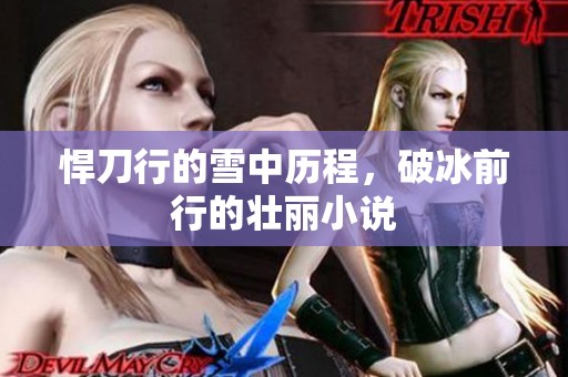 悍刀行的雪中历程，破冰前行的壮丽小说