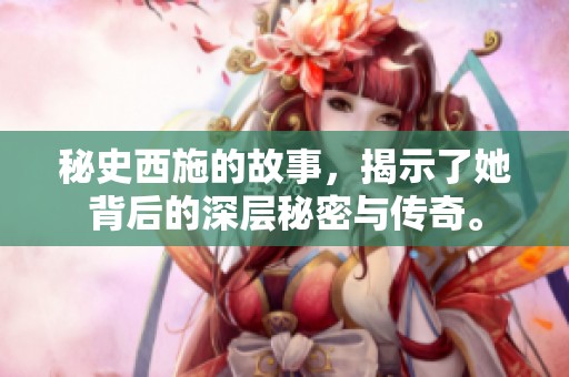 秘史西施的故事，揭示了她背后的深层秘密与传奇。