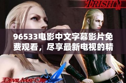 96533电影中文字幕影片免费观看，尽享最新电视的精彩内容