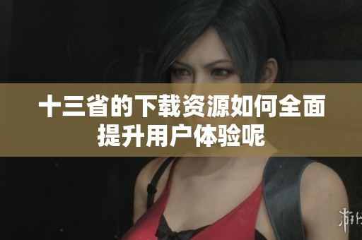十三省的下载资源如何全面提升用户体验呢