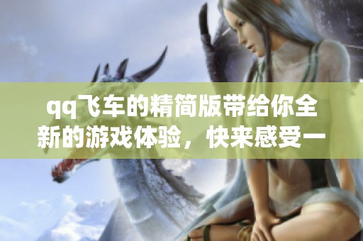 qq飞车的精简版带给你全新的游戏体验，快来感受一下吧