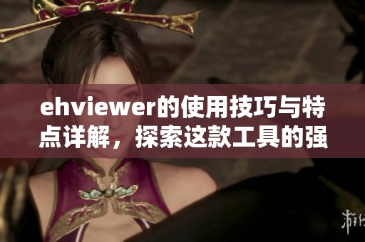 ehviewer的使用技巧与特点详解，探索这款工具的强大功能与应用场景
