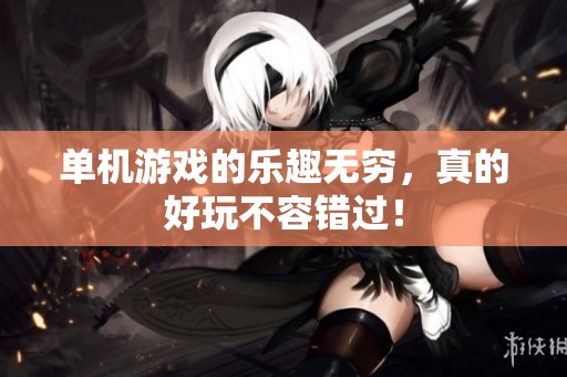 单机游戏的乐趣无穷，真的好玩不容错过！