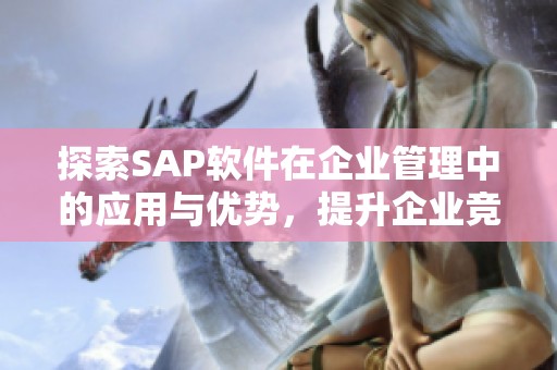 探索SAP软件在企业管理中的应用与优势，提升企业竞争力的新选择