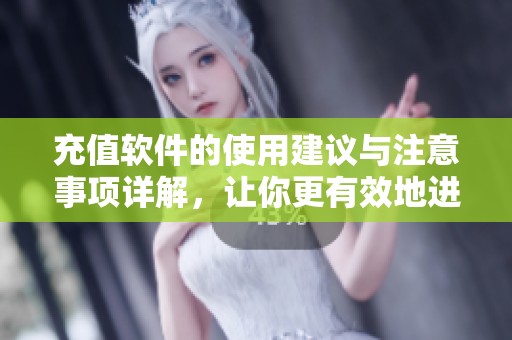 充值软件的使用建议与注意事项详解，让你更有效地进行充值操作