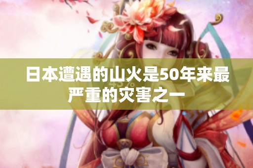 日本遭遇的山火是50年来最严重的灾害之一